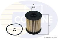 COMLINE EFF342D - Filtro combustible