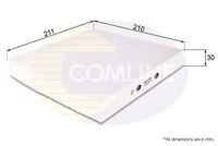 COMLINE EKF149 - Equipamiento de vehículo: para vehículos con climatizador<br>Longitud [mm]: 221<br>Ancho [mm]: 200<br>Altura [mm]: 28<br>Tipo de envase: caja<br>Tipo de filtro: Filtro antipolen<br>Tipo de filtro: Filtro de partículas<br>long. de embalaje [cm]: 27<br>Ancho de embalaje [cm]: 23<br>h embalaje [cm]: 3,5<br>