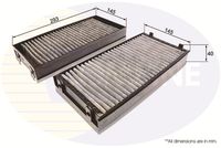 COMLINE EKF171A - Filtro, aire habitáculo