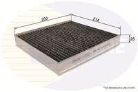 COMLINE EKF331A - Filtro, aire habitáculo