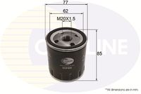 COMLINE EOF005 - Código de motor: EW10A<br>Altura [mm]: 70<br>Altura 1 [mm]: 69<br>Diámetro interior [mm]: 25<br>Diámetro exterior [mm]: 66<br>Artículo complementario/Información complementaria: con juntas<br>Tipo de envase: caja<br>Tipo de filtro: Cartucho filtrante<br>long. de embalaje [cm]: 7,1<br>Ancho de embalaje [cm]: 7,1<br>h embalaje [cm]: 8,2<br>