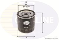 COMLINE EOF041 - Altura [mm]: 87<br>Medida de rosca: 3/4"-16 UNF<br>Diámetro exterior [mm]: 77<br>Tipo de envase: caja<br>Tipo de filtro: Filtro enroscable<br>Versión: w/ Anti-Drain valve<br>Versión: with By-Pass valve<br>presión apertura válvula de desviación [bar]: 1<br>long. de embalaje [cm]: 7,8<br>Ancho de embalaje [cm]: 7,8<br>h embalaje [cm]: 9<br>Diámetro de junta tórica de [mm]: 62<br>Diámetro de junta tórica hasta [mm]: 71,5<br>