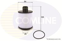 COMLINE EOF238 - Norma de emisiones: Euro 4 (D4)<br>Restricción de fabricante: UFI<br>Altura [mm]: 100<br>Diámetro exterior [mm]: 66<br>Tipo de filtro: Cartucho filtrante<br>Diám. int. 1 [mm]: 22<br>