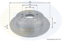 COMLINE ADC01121 - Disco de freno - Comline