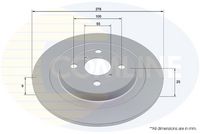 COMLINE ADC01132 - Disco de freno - Comline