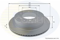 COMLINE ADC0185V - Disco de freno - Comline