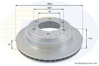 COMLINE ADC0360V - Disco de freno - Comline