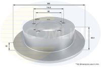 COMLINE ADC0371 - Disco de freno