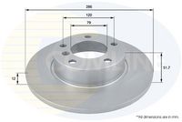 COMLINE ADC1701 - Disco de freno - Comline