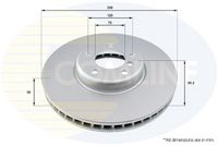 COMLINE ADC1791VR - Disco de freno - Comline