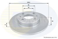 COMLINE ADC1801 - Disco de freno - Comline