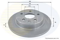 COMLINE ADC1145 - Lado de montaje: Eje trasero<br>Altura [mm]: 48<br>Tipo de disco de frenos: ventilación interna<br>Espesor de disco de frenos [mm]: 23<br>Espesor mínimo [mm]: 21,5<br>Número de taladros: 1<br>Diámetro exterior [mm]: 315<br>Número de orificios: 5<br>Diámetro de centrado [mm]: 67,4<br>corona de agujeros - Ø [mm]: 120<br>Superficie: revestido<br>