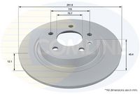 COMLINE ADC1154 - Disco de freno - Comline