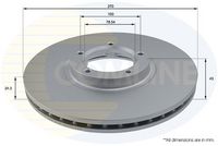 COMLINE ADC1205V - Disco de freno