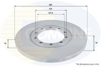 COMLINE ADC1233 - Disco de freno - Comline