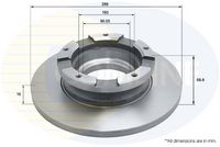 COMLINE ADC1255 - Código de motor: NOHA<br>Lado de montaje: Eje trasero<br>para OE N°: 2040064<br>Diámetro exterior [mm]: 308<br>Espesor de disco de frenos [mm]: 16<br>Espesor mínimo [mm]: 13<br>Altura [mm]: 68,8<br>corona de agujeros - Ø [mm]: 160<br>Tipo de disco de frenos: macizo<br>Diámetro de centrado [mm]: 96<br>Número de orificios: 5<br>Superficie: revestido<br>Artículo complementario / información complementaria 2: con anillo sensor ABS<br>cumple norma ECE: ECE-R90<br>