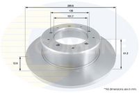 COMLINE ADC1303 - Disco de freno