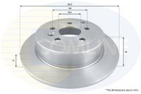 COMLINE ADC1326 - Disco de freno - Comline