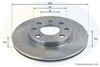 COMLINE ADC1406 - Disco de freno - Comline