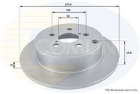 COMLINE ADC01111 - Disco de freno