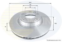 COMLINE ADC1459V - Lado de montaje: Eje trasero<br>Número de PR: 1KF<br>Número de PR: 1KS<br>Número de PR: 1KZ<br>Número de PR: 2EE<br>Número de PR: 2EJ<br>Altura [mm]: 73,7<br>Peso [kg]: 17,55<br>Tipo de disco de frenos: ventilado<br>Espesor de disco de frenos [mm]: 28<br>Espesor mínimo [mm]: 26<br>Diámetro exterior [mm]: 330<br>Número de orificios: 5<br>Diámetro de centrado [mm]: 85<br>Par apriete [Nm]: 160<br>corona de agujeros - Ø [mm]: 130<br>Tipo de envase: caja<br>Unidad de cantidad: Kit<br>Artículo complementario / información complementaria 2: sin tornillos<br>corona de agujeros - Ø 1 [mm]: 130<br>long. de embalaje [cm]: 33,1<br>Ancho de embalaje [cm]: 33,1<br>h embalaje [cm]: 15<br>