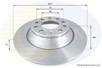 COMLINE ADC1471 - Disco de freno - Comline