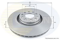 COMLINE ADC1473V - Disco de freno - Comline