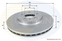 COMLINE ADC1477V - Disco de freno - Comline