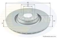 COMLINE ADC1490V - Disco de freno - Comline