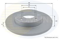 COMLINE ADC1503 - Disco de freno