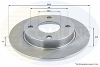 COMLINE ADC0436 - Disco de freno - Comline