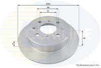 COMLINE ADC0510 - Disco de freno - Comline