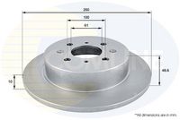 COMLINE ADC0543 - Disco de freno - Comline