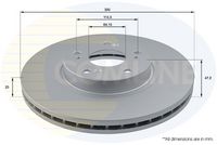 COMLINE ADC0552V - Disco de freno - Comline