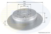 COMLINE ADC0556 - Disco de freno - Comline