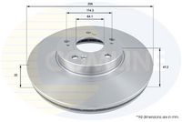 COMLINE ADC0558V - Disco de freno - Comline