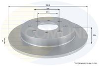 COMLINE ADC0573 - Disco de freno - Comline