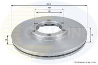 COMLINE ADC0702V - Disco de freno