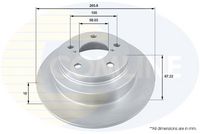 COMLINE ADC0809 - Disco de freno - Comline