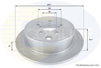 COMLINE ADC0823 - Disco de freno - Comline