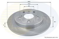 COMLINE ADC0930 - Disco de freno