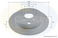 COMLINE ADC2912 - Disco de freno - Comline