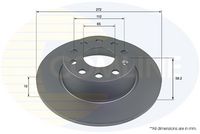 COMLINE ADC4009 - Lado de montaje: Eje delantero<br>Número de PR: 1LD<br>Altura [mm]: 49,7<br>Tipo de disco de frenos: perforado/ventil. int.<br>Espesor de disco de frenos [mm]: 30<br>Espesor mínimo [mm]: 27<br>Número de taladros: 4<br>Diámetro exterior [mm]: 340<br>Número de orificios: 5<br>Diámetro de centrado [mm]: 64,7<br>corona de agujeros - Ø [mm]: 112<br>Superficie: revestido<br>