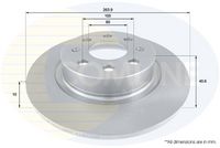 COMLINE ADC1818 - Disco de freno - Comline