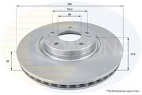 COMLINE ADC2412V - Disco de freno - Comline