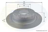 COMLINE ADC2722 - Disco de freno - Comline