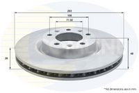 COMLINE ADC2727V - Disco de freno - Comline