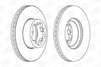 CHAMPION 562540CH - Disco de freno