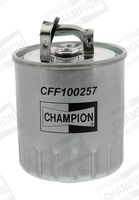 CHAMPION CFF100257 - Ø entrada [mm]: 10<br>Altura [mm]: 119,5<br>Diámetro exterior [mm]: 86,7<br>Tipo de filtro: Cartucho filtrante<br>