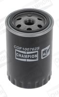 CHAMPION COF100762S - año construcción hasta: 12/2001<br>Tipo de filtro: Filtro enroscable<br>Altura [mm]: 140<br>Medida de rosca: 3/4" 16 UNF<br>Diámetro exterior [mm]: 86<br>Diámetro exterior de la junta anular [mm]: 72<br>Diámetro interior de la junta anular [mm]: 63<br>presión apertura válvula de desviación [bar]: 2,5<br>Artículo complementario / información complementaria 2: con dos válvulas de bloqueo de retorno<br>